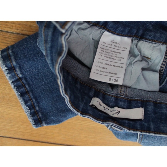 KanCan Skinny Jeans with frayed Hemline 5 26 - Picture 10 of 10